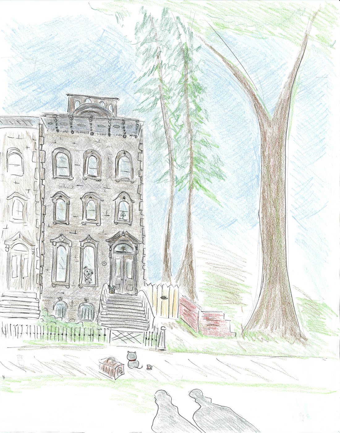 The Riders' brownstone on Chapel Street