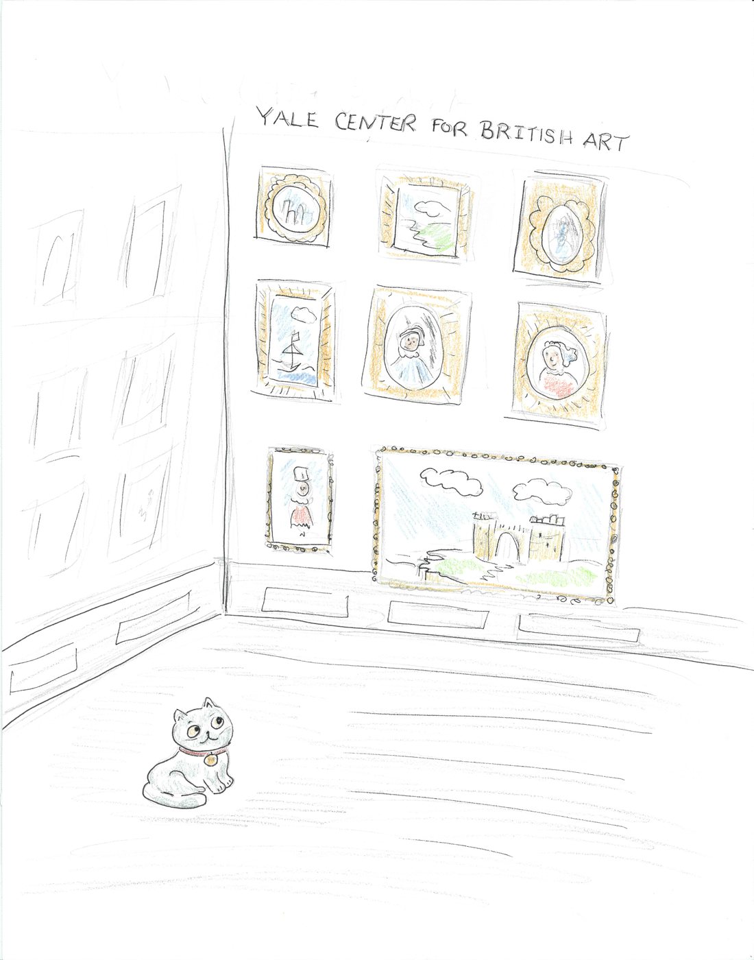 Judy in the Yale Center for British Art